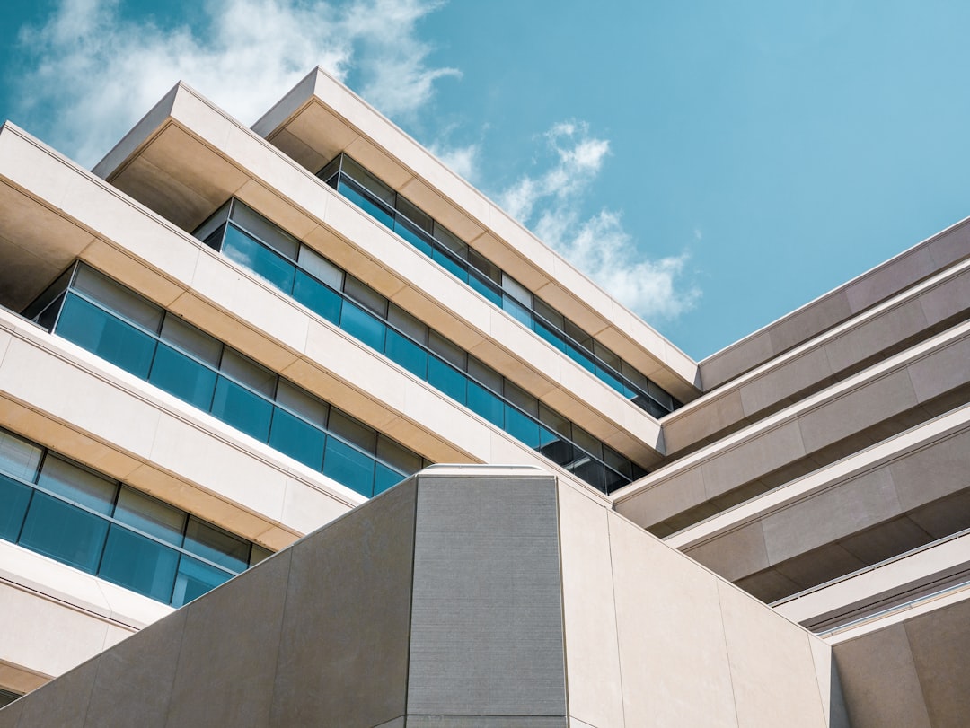 Professional commercial building exterior with modern architecture